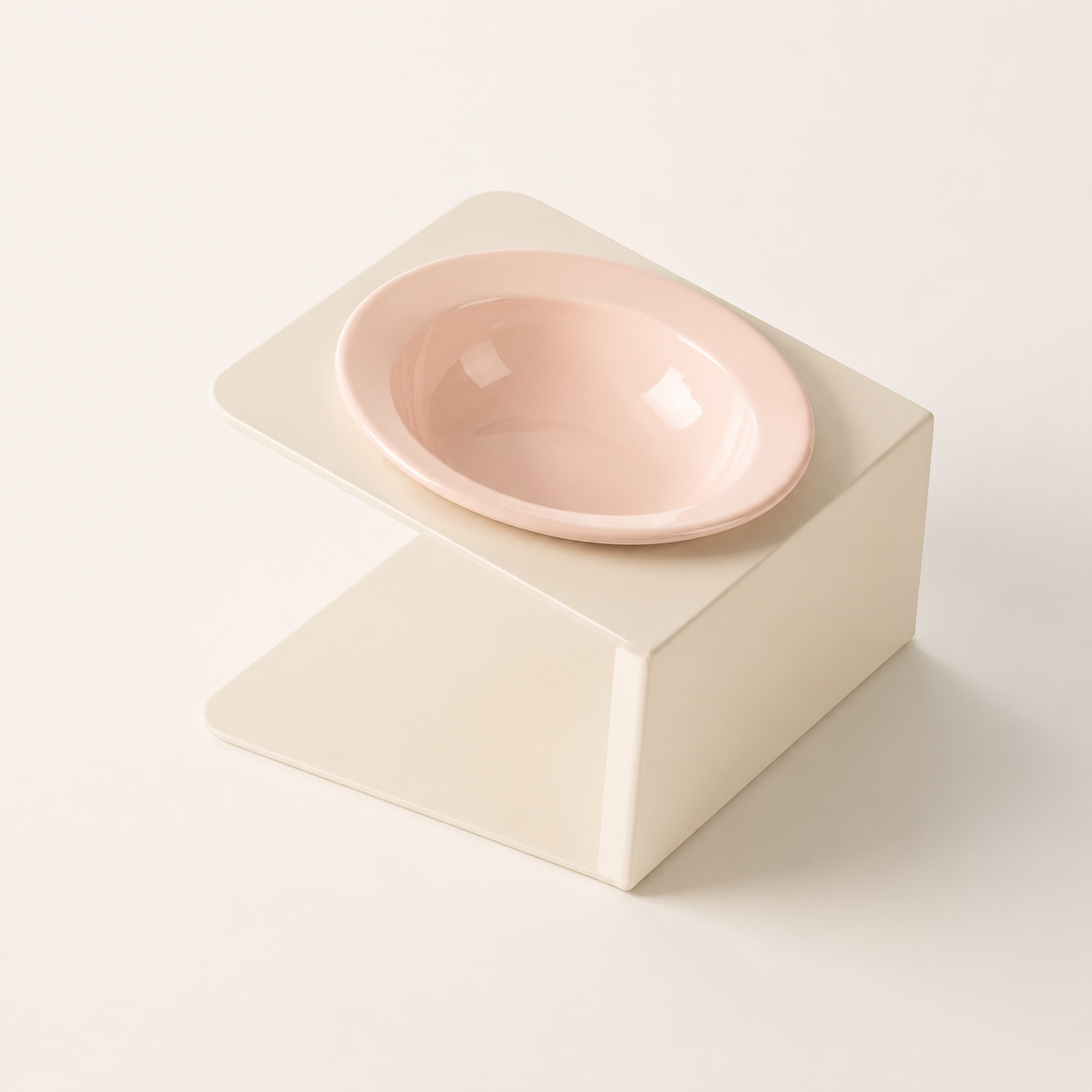 REVE Raised Ceramic Cat Bowl Set